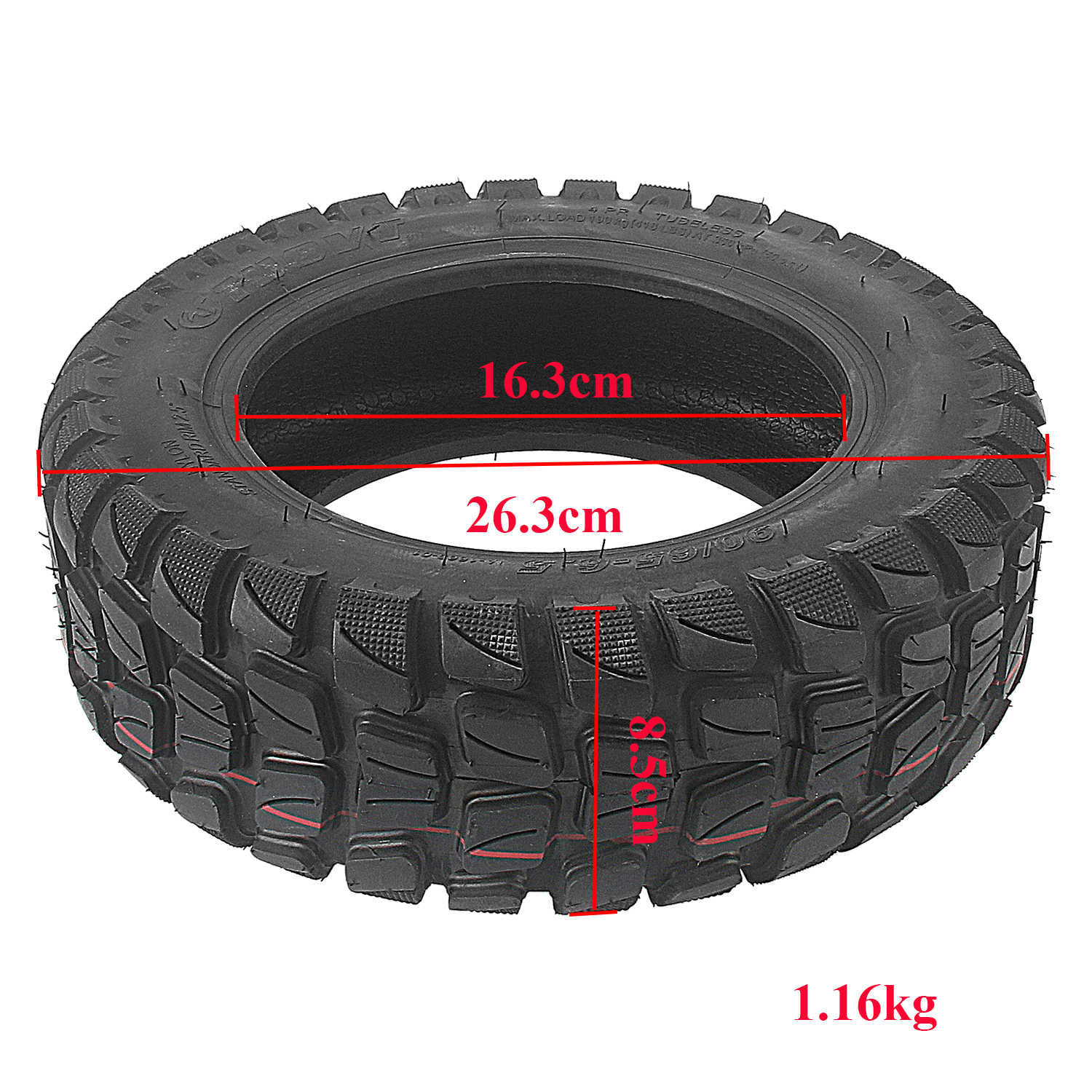 საბურავი - [90/65-6.5], 11x3.5, Ø280x90mm - TUOVT [087]