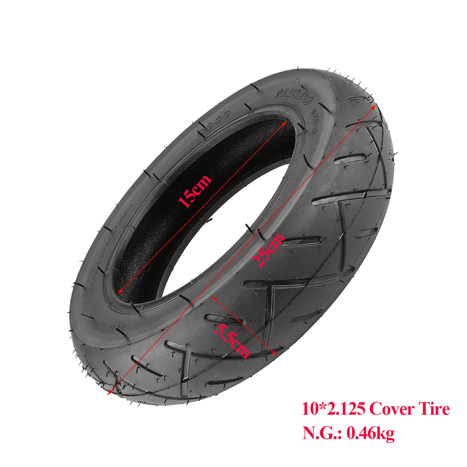 Tire - 54/80-6, [10x2.125], Ø255x54 mm - ZD + Inner Tube [097]