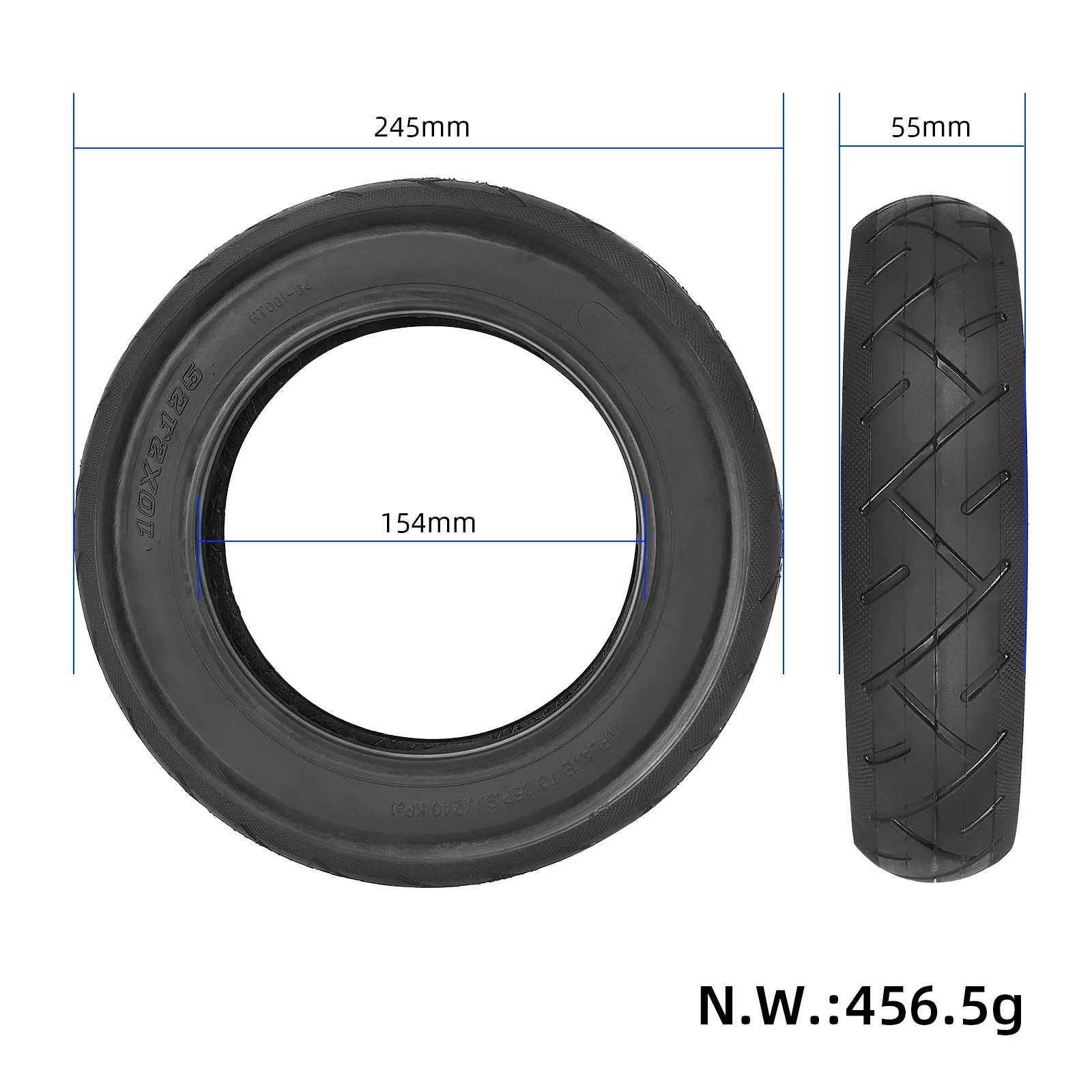 Tire - 54/80-6, [10x2.125], Ø255x54 mm [103]