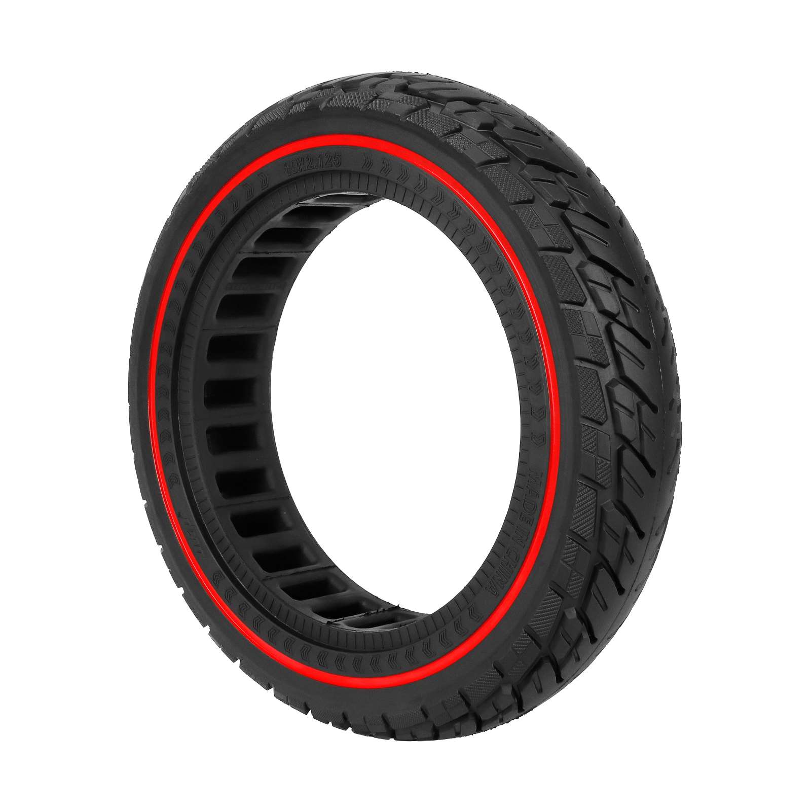 Tire - 54/80-6.5, [10x2.125], [Ø250x54mm] - ULIP Solid with Red Circle [113]