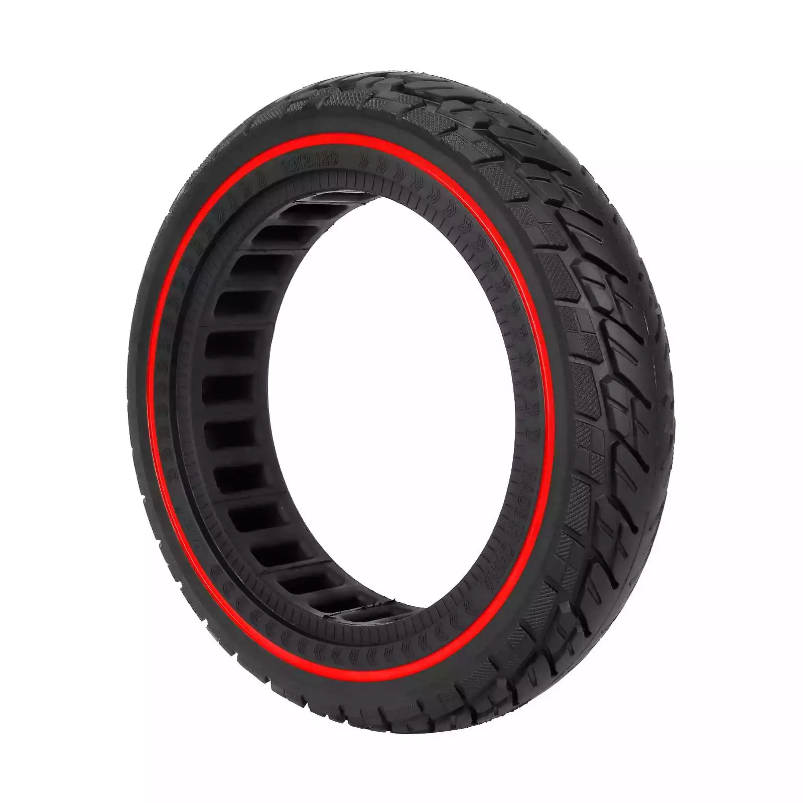 Tire - 54/80-6.5, [10x2.125], [Ø250x54mm] - ULIP Solid with Red Circle [113]