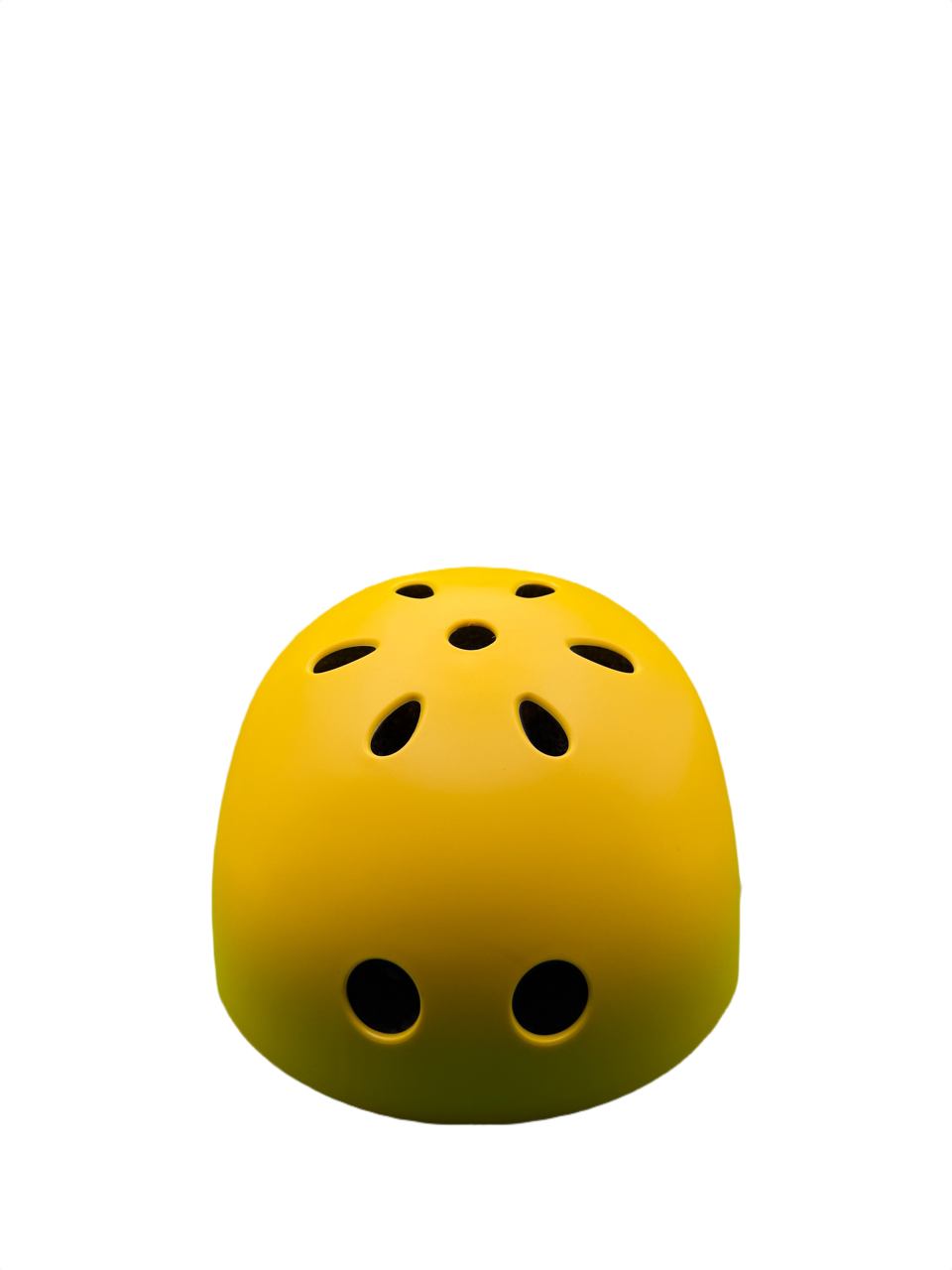 M ზომის ყვითელი მრავალპუნქტიანი ჩაფხუტი [121]