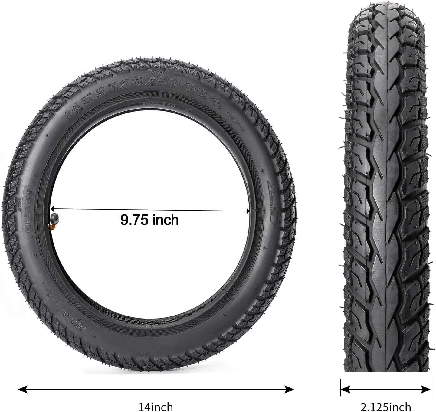 საბურავი - [14x2.125], [57-254] [359]