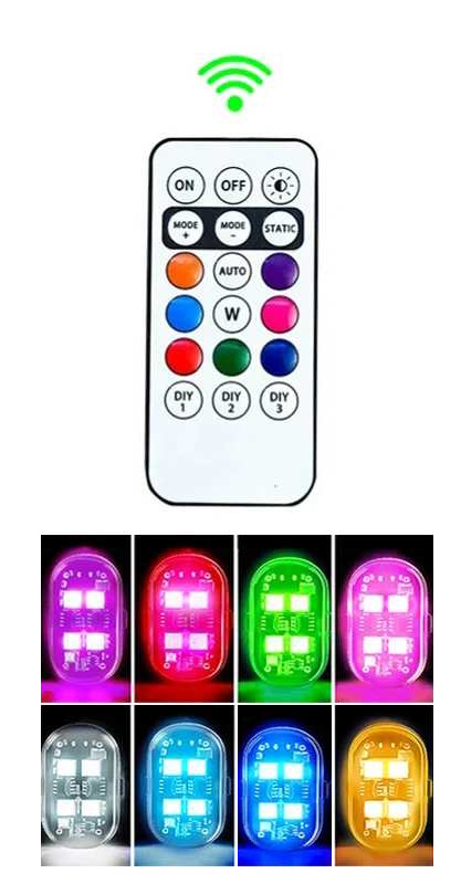 ელ.სკუტერის ხილვადობის ასამაღლებელი ციმციმები - 2 ნათურა 1 პულტით [398]