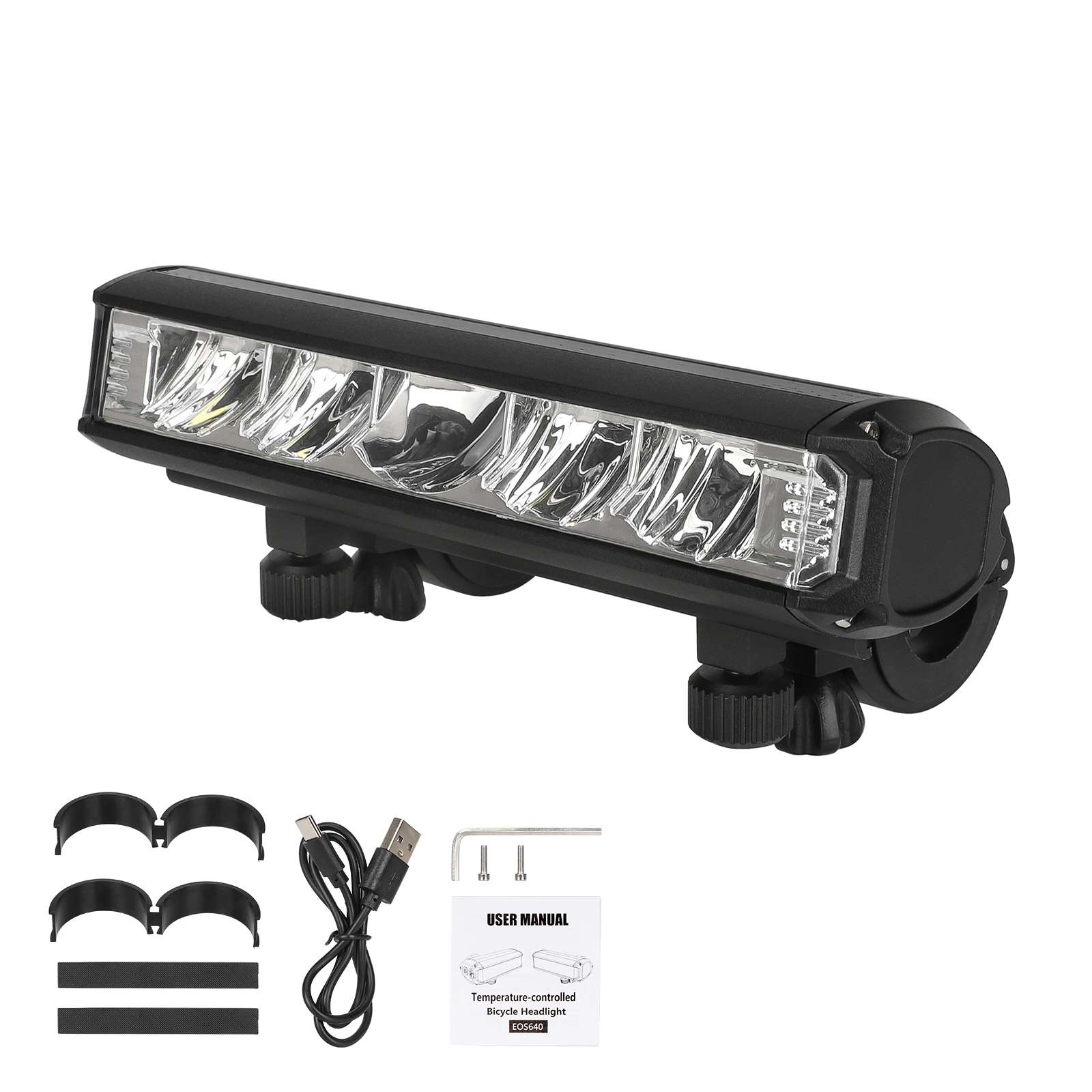 8000mAh ძლიერი წინა განათება - 640 model [417]