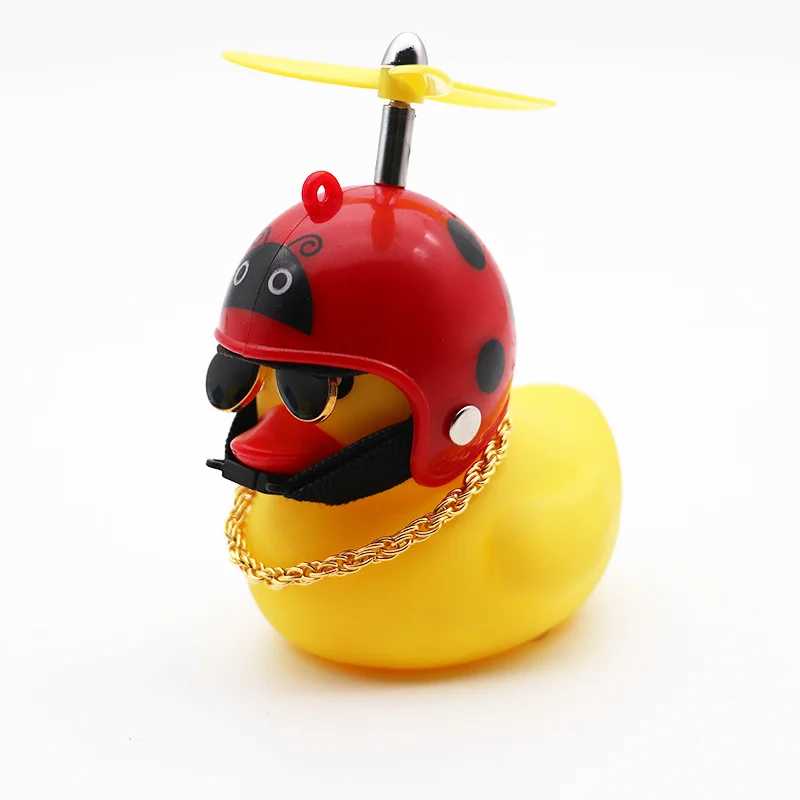Yellow duck figurine (Red ladybug) [445]