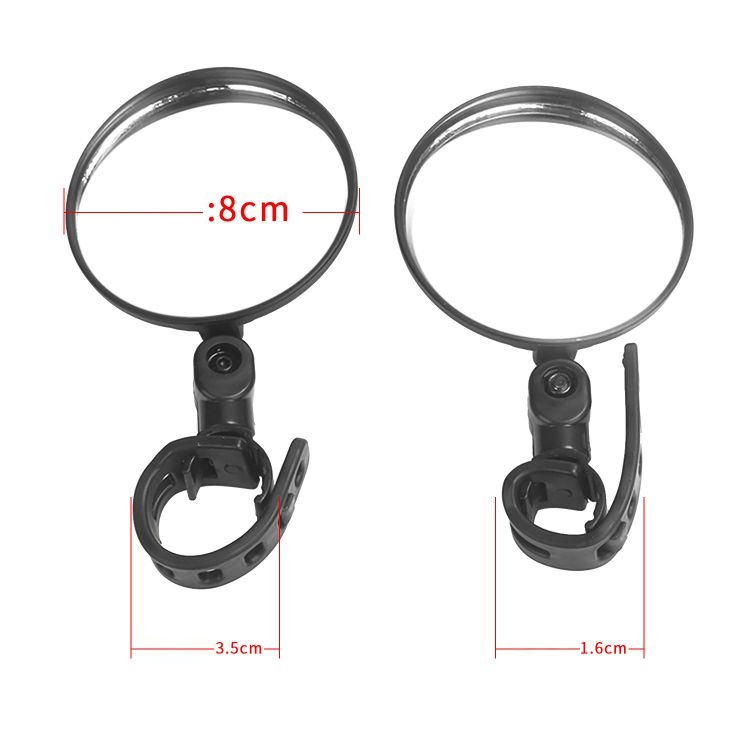 2 pcs round rearview mirrors [459]